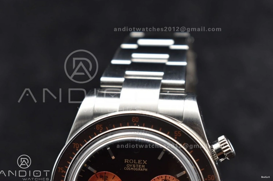 SS SS Edition ADGF A7750 Orange on Bracelet Daytona Best Dial Black 0416